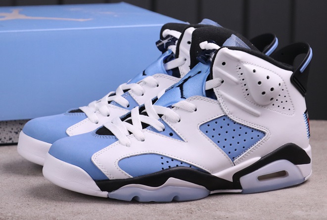 Women Jordan Shoes 6 SuperA UNC Home